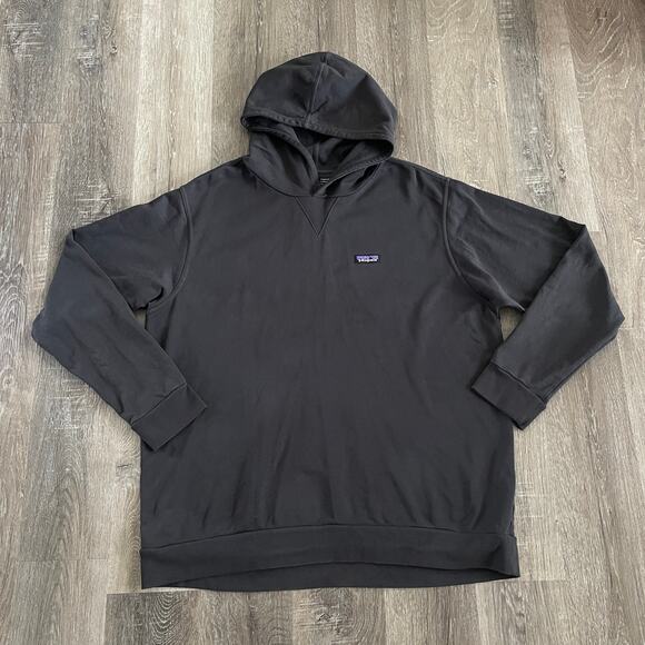Patagonia Men’s Charcoal Grey Pullover Hooded Sweatshirt - Size: XXL - Picture 4 of 4